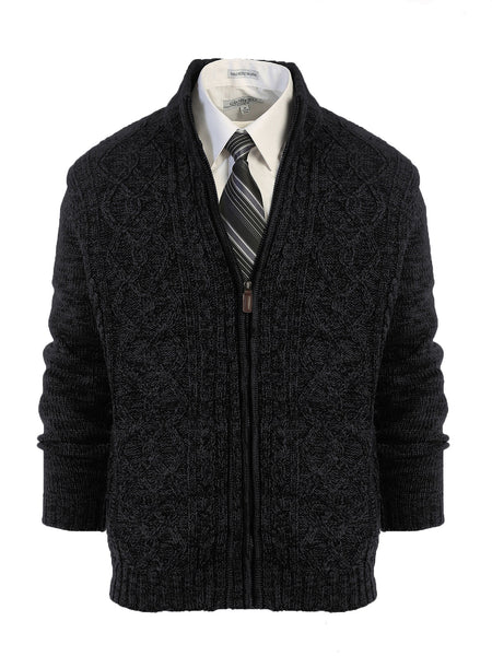 zip up twisted knit zippered sweater