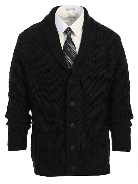 Men's Knitted Cardigan Sweater