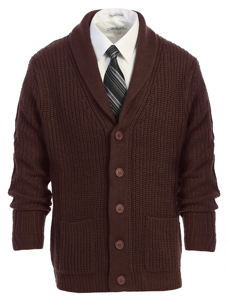 Men's Knitted Cardigan Sweater