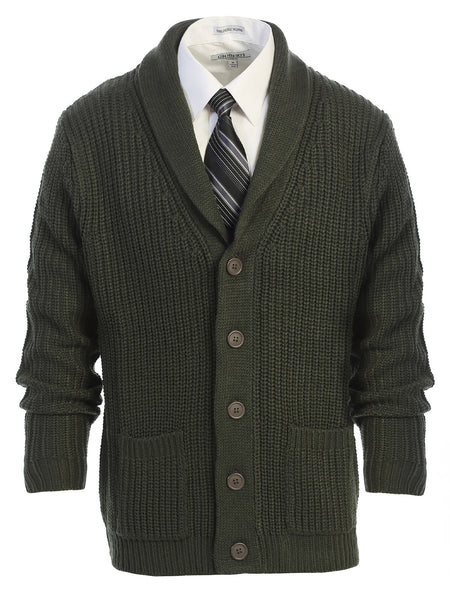 Men's Knitted Cardigan Sweater