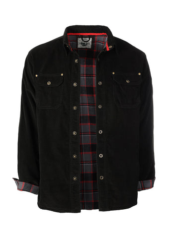 Men's Twill Jacket with Flannel Lining