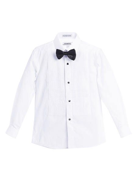 Boy's Tuxedo Shirt Set