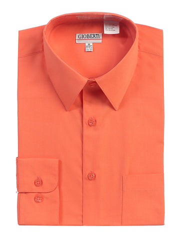 Men's Short Sleeve Shirt, Coral