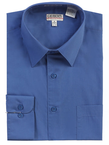 Men's Long Sleeve Shirt, Royal Blue