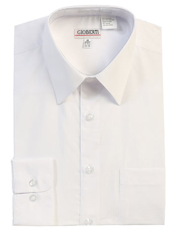 Men's Long Sleeve Shirt, White