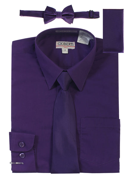 Shirt with tie set