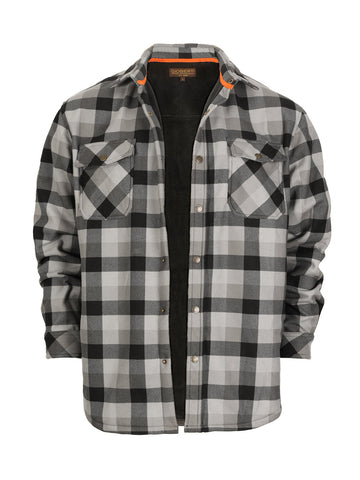 Men's Twill Jacket with Flannel Lining