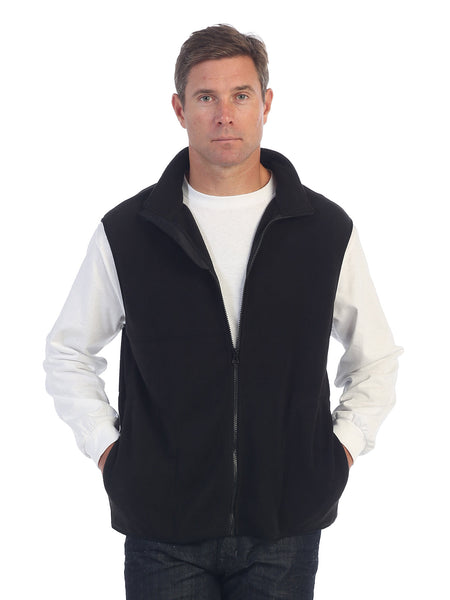 mens polar fleece vest