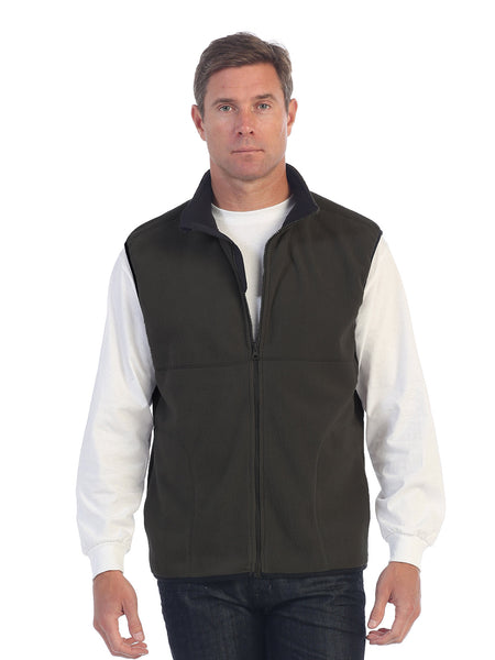 mens polar fleece vest