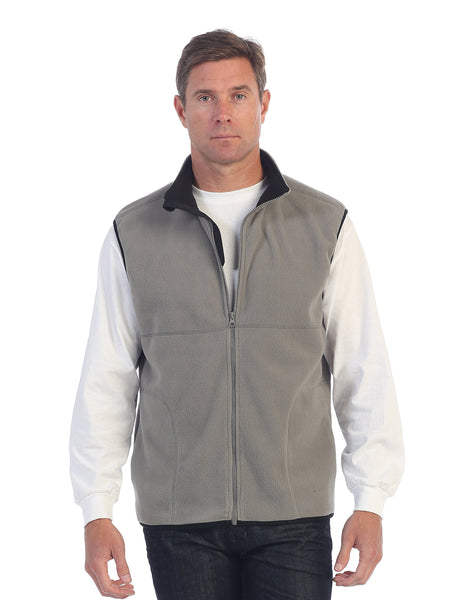 mens polar fleece vest