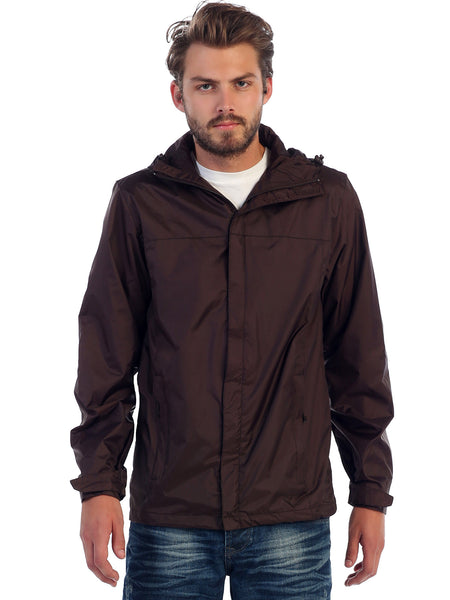 adult waterproof zip hooded jacket