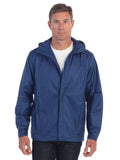 adult waterproof zip hooded jacket