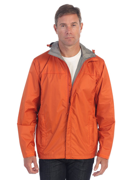 adult waterproof zip hooded jacket