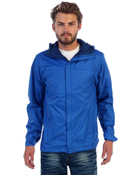 adult waterproof zip hooded jacket