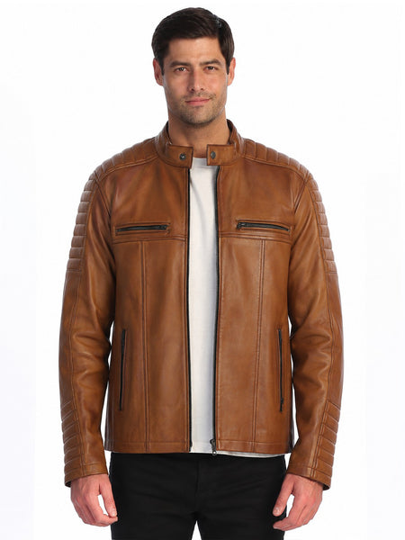 Men's Motorcycle Leather Jacket