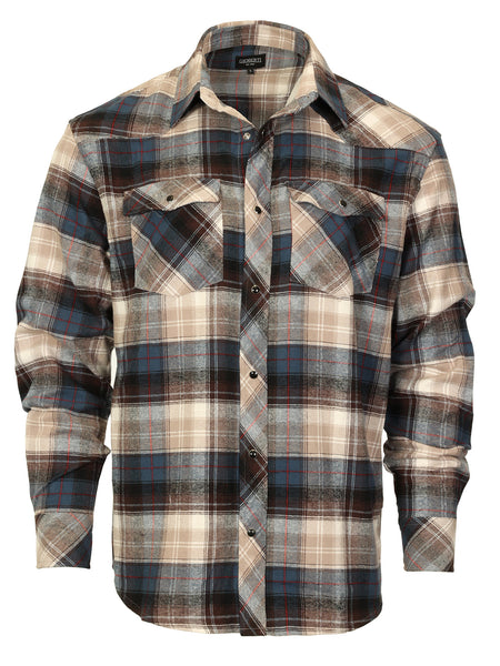 Mens Flannel w/snap