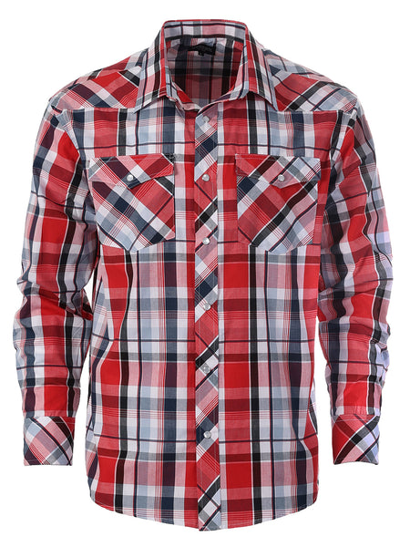 western long sleeve button down casual