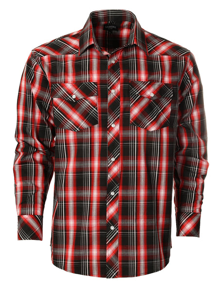 western long sleeve button down casual