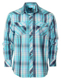 western long sleeve button down casual