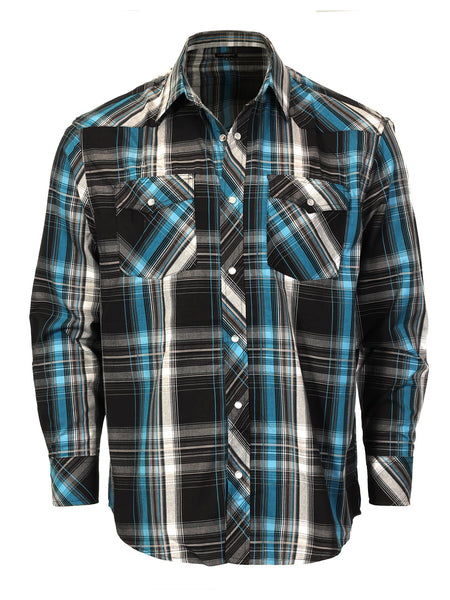 western long sleeve button down casual