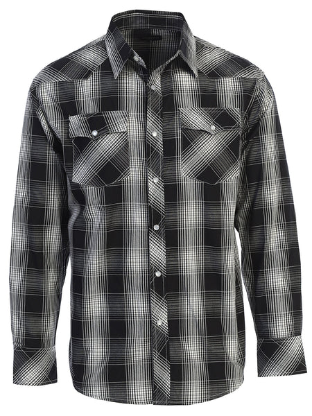 western long sleeve button down casual