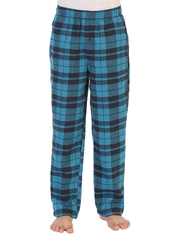 Boy's Solid Flannel Pajama Pants