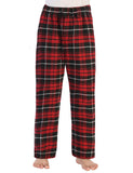 Boys Plaid Pajamas Elastic Waist Pants