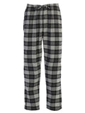 Mens Plaid Pajamas Elastic Waist Pants