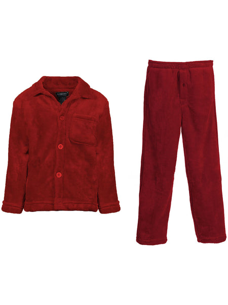 Boy's Plush Pajama Set