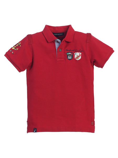 Boys Yatch Club Pique Polo Shirt