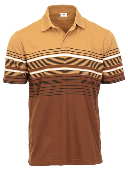 Men's Stripe Polo Shirt
