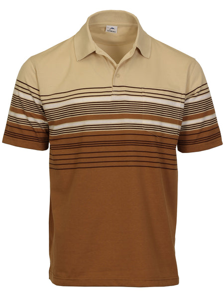 Men's Stripe Polo Shirt