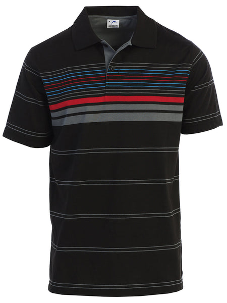 Men's Stripe Polo Shirt