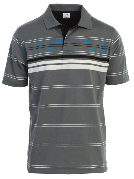 Men's Stripe Polo Shirt