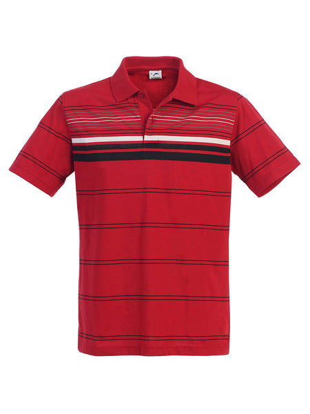 Men's Stripe Polo Shirt