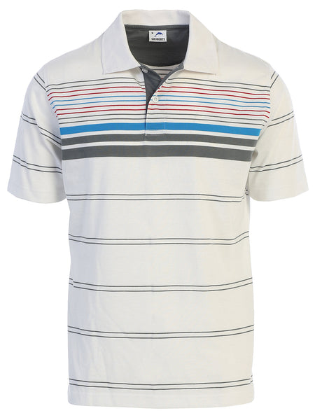 Men's Stripe Polo Shirt