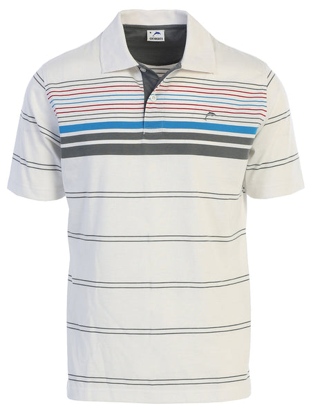 Men's Stripe Polo Shirt