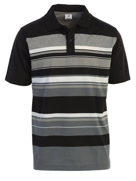 Men's Stripe Polo Shirt