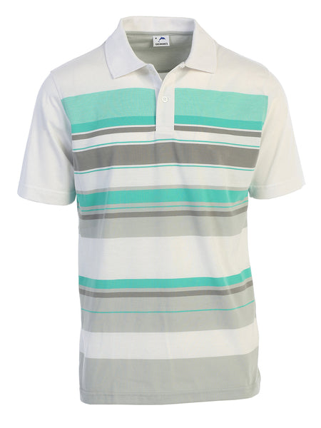 Men's Stripe Polo Shirt