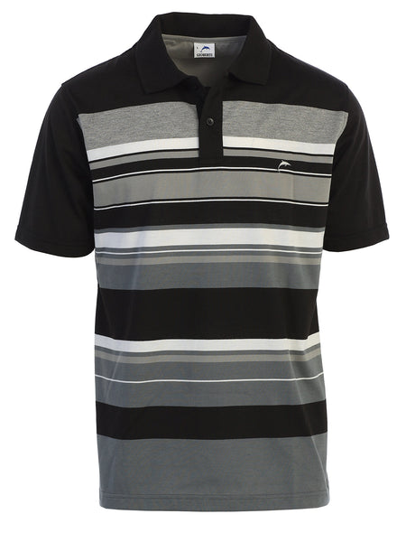 Men's Stripe Polo Shirt
