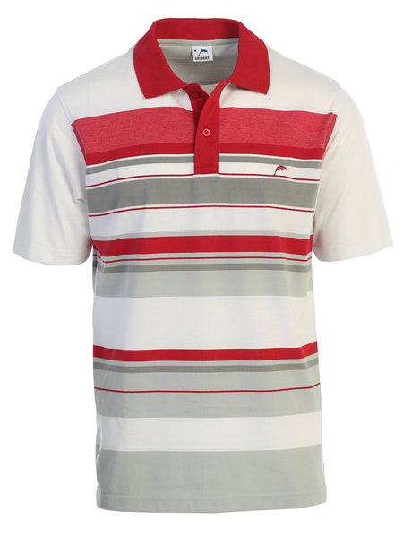 Men's Stripe Polo Shirt
