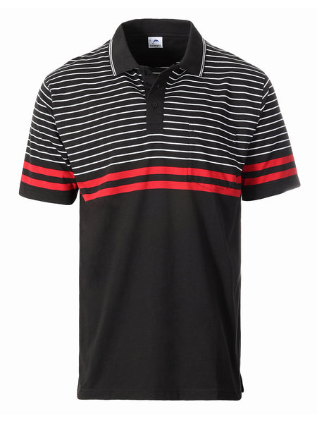 Men's Stripe Polo Shirt