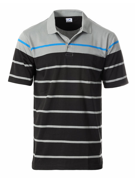 Men's Stripe Polo Shirt
