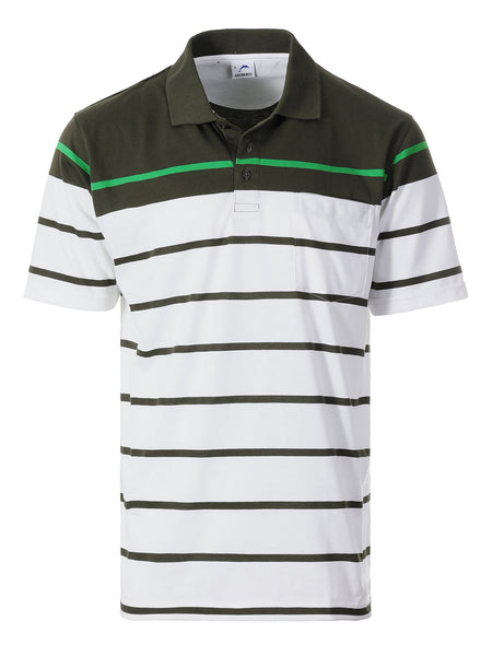 Men's Striped Polo Shirts