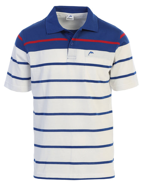 Men's Striped Polo Shirts