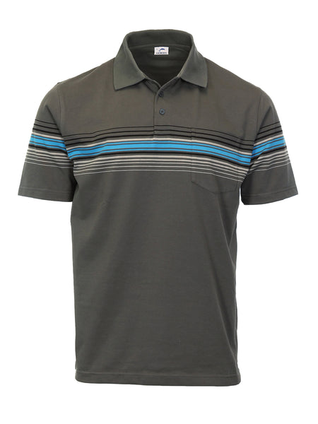 Men's Striped Polo Shirt