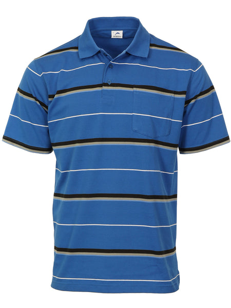 Men's Striped Polo Shirt