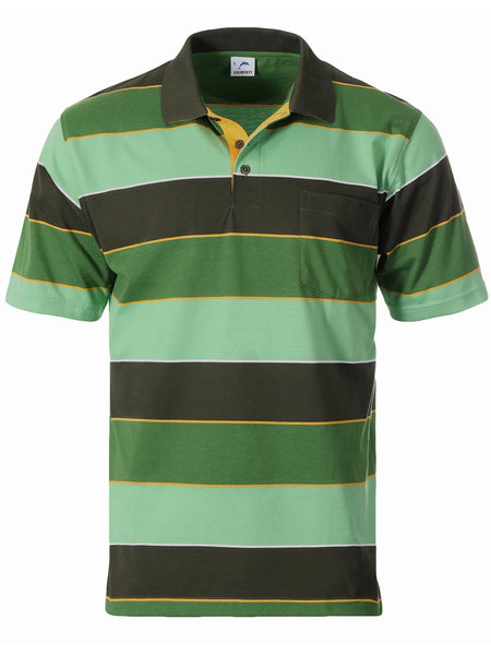 Men's Stripe Polo Shirt