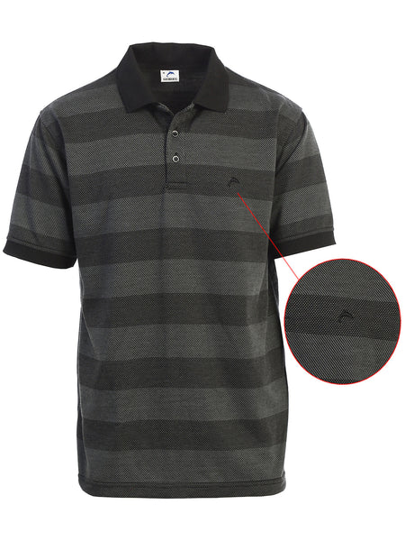Men's Stripe Polo Shirt