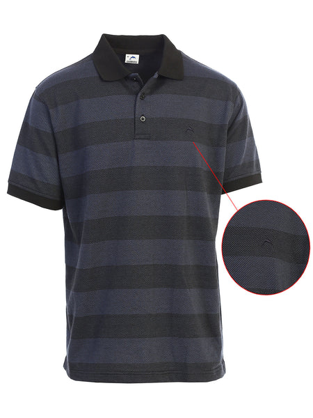 Men's Stripe Polo Shirt